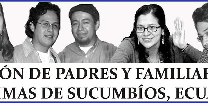 Postura de la Asociación de Padres y Familiares de las Víctimas de Sucumbíos ante la detención de Uribe