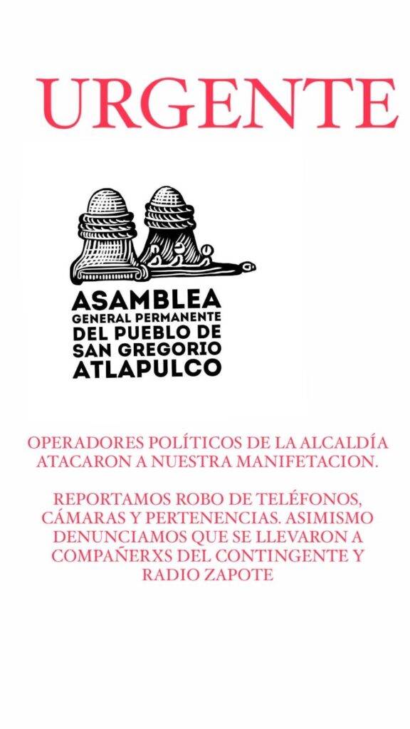 morena comete represión en Xochimilco