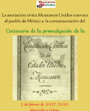 Memoria del 5 de febrero, centenario de la Constitución